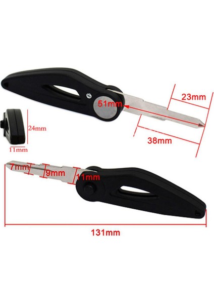 Sağ Yuva Için Motosiklet Flip Katlanır Anahtar Boş Bıçağı (Yurt Dışından) fiyatları