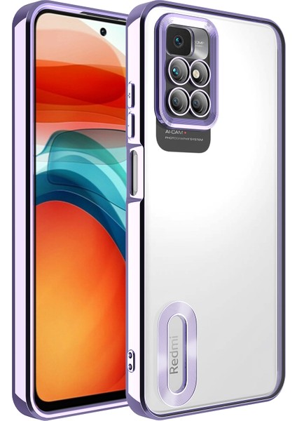 Xiaomi Redmi 10 Kılıf Omega Kamera Korumalı Logo Gösteren Silikon
