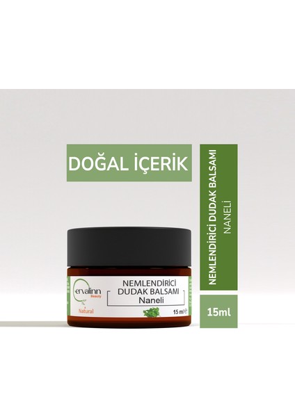 Dudak Balsamı (Lip Nemlendirici Besleyici Onarıcı 15 ml (Naneli)