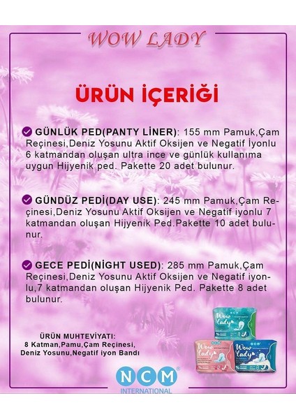 Wow Lady Günlük 3lü Set