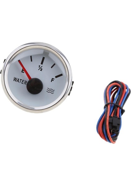 Deniz Teknesi Seviye Gösterge Göstergesi 2 '' 52MM 9 ~ 32VDC Beyaz (Yurt Dışından)