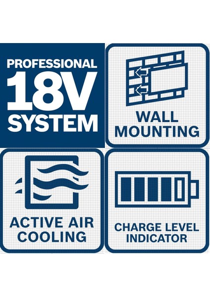 Gal 18V-160 C 18V Hızlı Akü Şarj Cihazı Li-Ion 2607226318 modelleri