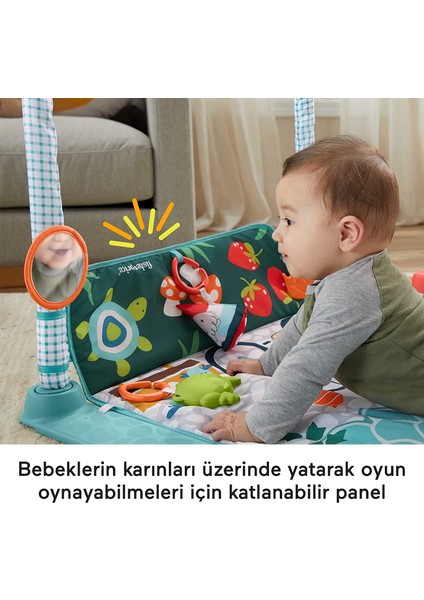 3'ü 1 Arada Sevimli Kulübe Jimnastik Merkezi, Bebeğinizle Birlikte Büyüyen Karın Üstünde Oyun Minderi ve Oyuncaklı Emekleme Tüneliyle HJK45 fırsatları