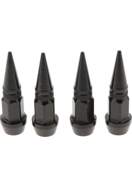4 Taşınabilir Alüminyum Metal Uzun Tekerlek Lastik Valfi Kök Araç Kapakları Siyah (Yurt Dışından) fırsatları