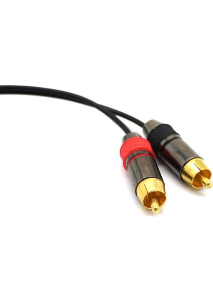 Mp3 Cep Telefonu Için 3,5mm Stereo Erkek - 2 Rca Ayırıcı Kablosu