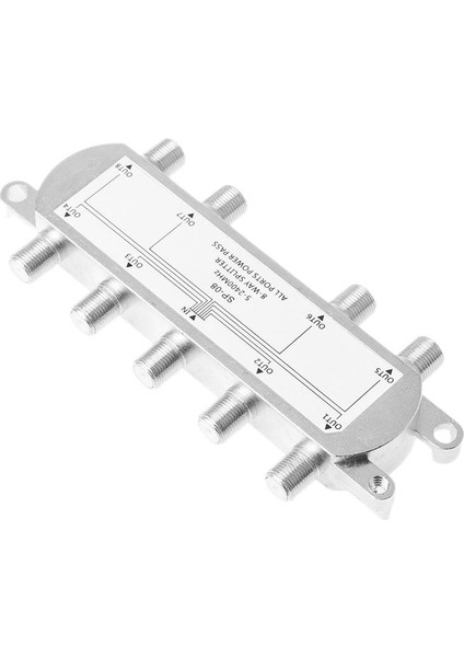 1x 8 Yol Frekans Ayrıştırıcı Adaptörü 5-2400MHZ Düzgün Dağılımı