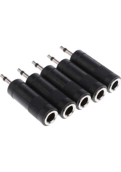 5 Parça 1/4 Inç 6.3mm 1/8inch 3.5mmts Adaptörü