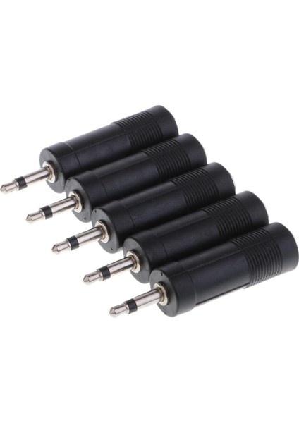 5 Parça 1/4 Inç 6.3mm 1/8inch 3.5mmts Adaptörü