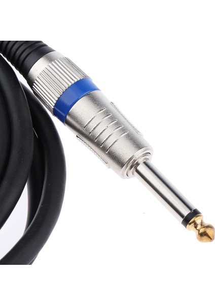 6.35MM Ts Erkek Fişe Xlr Kadın Mikrofon Stereo Dengesiz Ses Dönüştürücü Adaptör Kabloları Kablosu 150CM