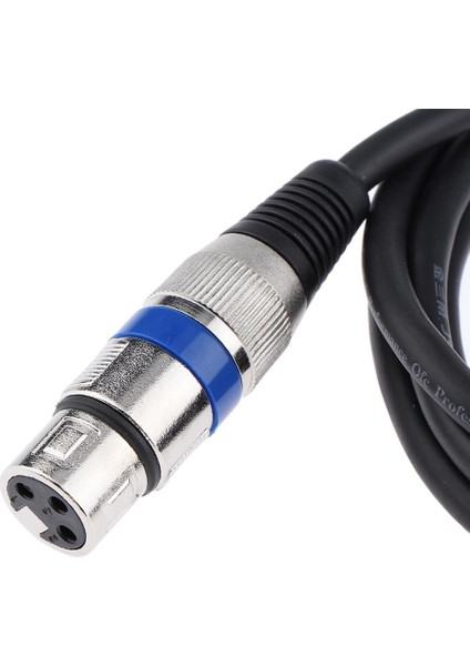 6.35MM Ts Erkek Fişe Xlr Kadın Mikrofon Stereo Dengesiz Ses Dönüştürücü Adaptör Kabloları Kablosu 150CM