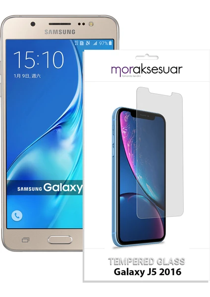 Samsung Galaxy J5 2016 Temperli Kırılmaz Cam Ekran Koruyucu Sert