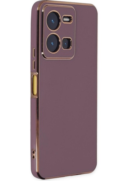 Vivo Y22S Kılıf Olive Plated Lila