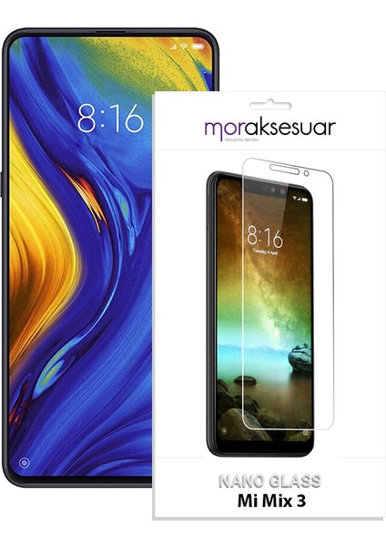 Xiaomi Mi Mix 3 Nano Kırılmaz Cam Ekran Koruyucu Ince Esnek