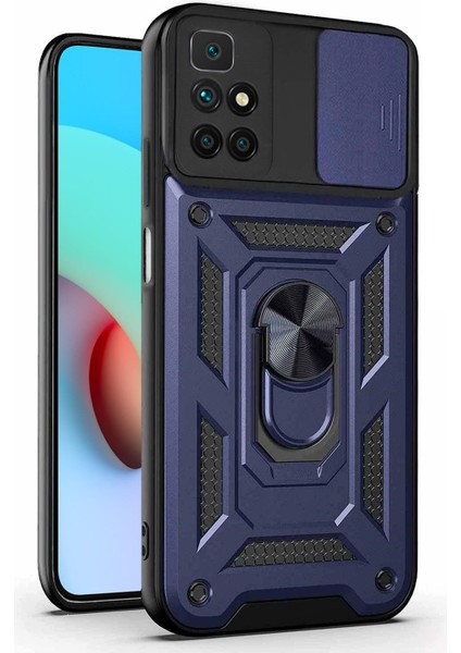 Xiaomi Redmi 10 Kılıf Impact Resistant Lacivert