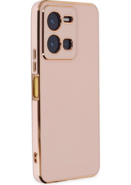 Vivo Y35 Kılıf Olive Plated Pembe