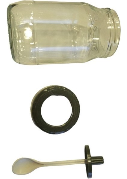 Kaşıklı Cam Baharatlık Kavanoz 350cc modelleri