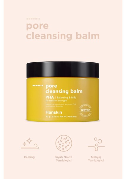 Pore Cleansing Balm PHA- HassasKuru Ciltler / Makyaj Temizleme Balzamı [ 80 G]