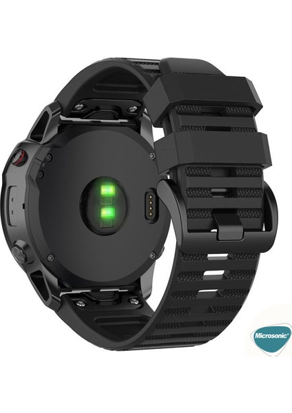 Garmin Fenix 6 Sapphire Titanium Kordon Quick Fit Strap Band Siyah fırsatları