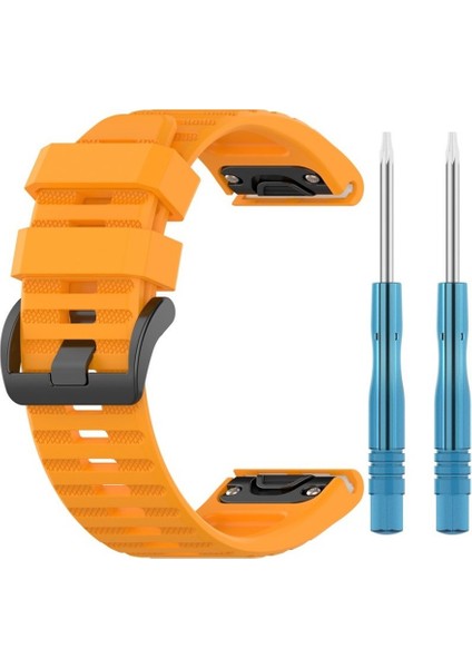 Garmin Forerunner 945 Kordon Quick Fit Strap Band Hardal