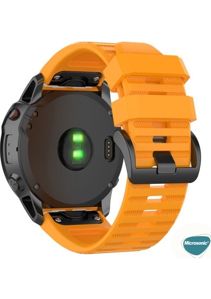 Garmin Forerunner 945 Kordon Quick Fit Strap Band Hardal