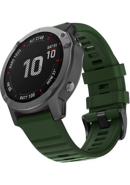 Garmin Forerunner 945 Blue Bundle Kordon Quick Fit Strap Band Koyu Yeşil