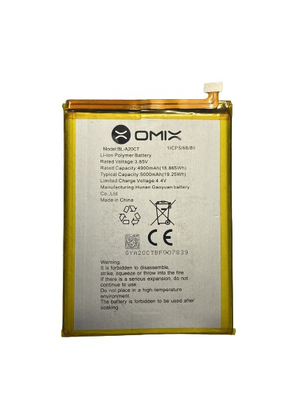 Omix X300 Pil Batarya 5000 Mah (GM21PRO)