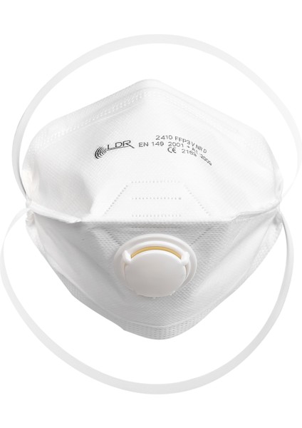 2410 Ffp3 Ventilli Maske - 20 Adet