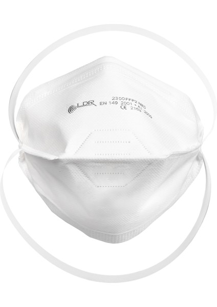 2300 Ffp2 V Ventilsiz Maske - 25 Adet