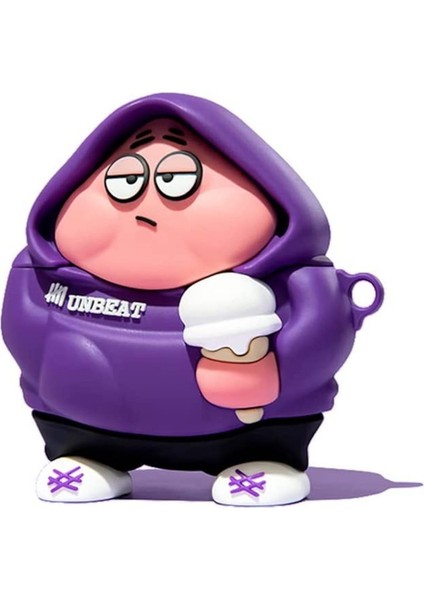 AirPods 3. Nesil Kılıf Cartoon Figürlü Silikon Crtn-Fgr-Ptrck-Str