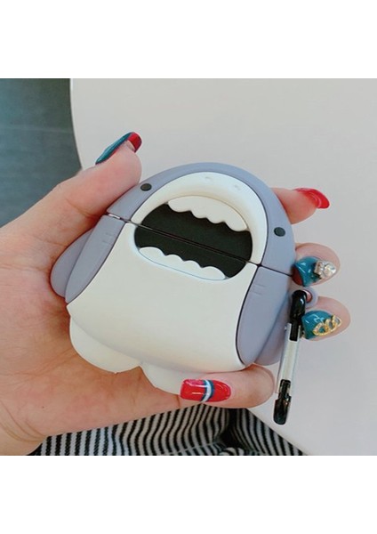 AirPods 3. Nesil Kılıf Cartoon Figürlü Silikon Crtn-Fgr-Kpkblk fiyatları