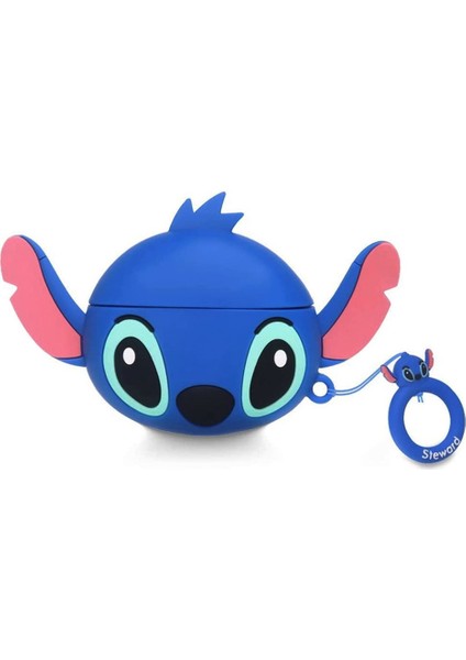 AirPods Pro Kılıf Cartoon Figürlü Silikon Crtn-Fgr-Stch-Mvi