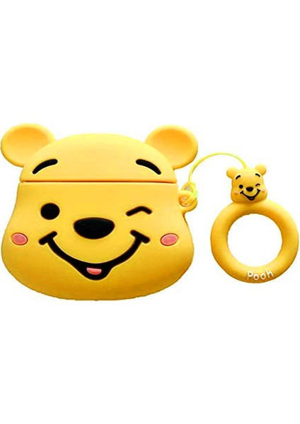 AirPods Pro Kılıf Cartoon Figürlü Silikon Crtn-Fgr-Wtp