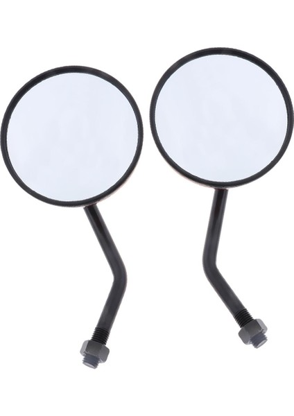 Motosiklet Moped Kir Bisiklet 10MM Arka Görünüm Yuvarlak Ayna Atv Scooter Altın (Yurt Dışından)
