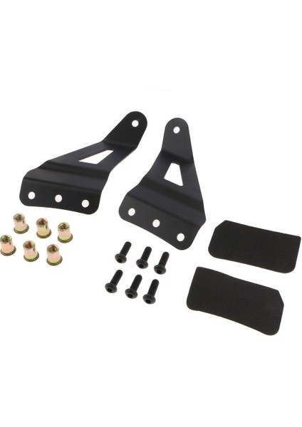 50 "kavisli Işık Çubuğu Braketleri Üst Ön Cam Montaj Kiti 2007-2013 Için (Yurt Dışından)