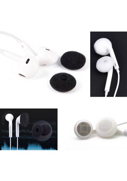 Kulaklık Süngeri, Kulaklık Yastığı 10 Adet (18 Mm) - Siyah fırsatları