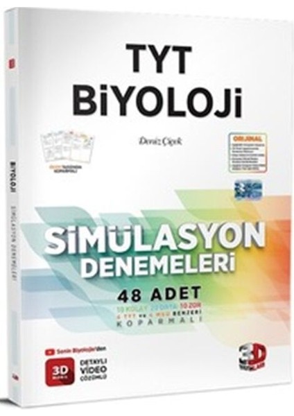 TYT Biyoloji Simülasyon 48 Deneme