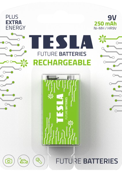 Rechargeable+ Serisi 9V Nı-Mh Pil Geleceğin Pilleri