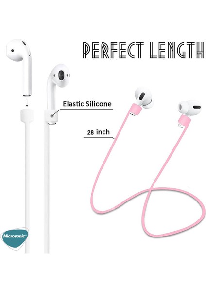 Airpods Pro 2.nesil Manyetik Mıknatıslı Kulaklık Ipi Mor
