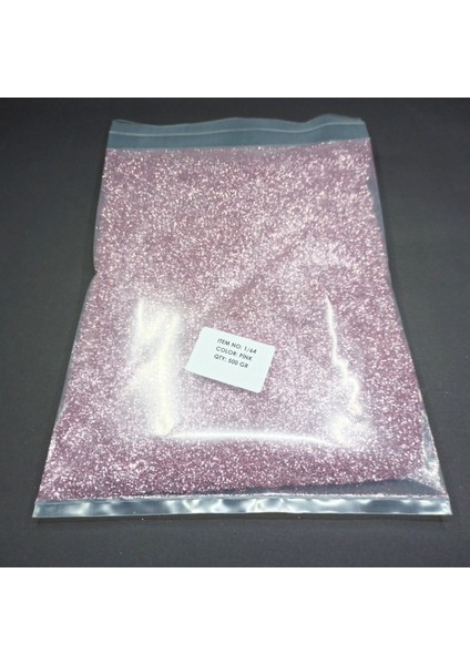 Sim Açık Pembe Glitter Toz Sim 500 gr