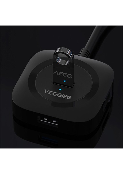 4 Bağlantı Noktası USB Hub Yüksek Klavye Fare.0 Beyaz 1m (Yurt Dışından)