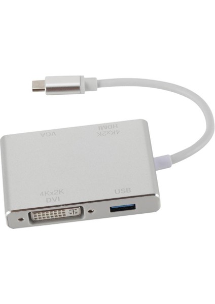 C Tipi-Vga Ses Adaptörü USB 3.1-C Multipport Adaptör Pc Aygıtları (Yurt Dışından)