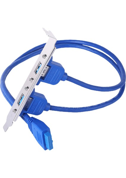 2 Bağlantı Noktası USB 3.0 Geri 20 Pin 20 Pimli Başlık Kablosu Pcı Braketi ile (Yurt Dışından)