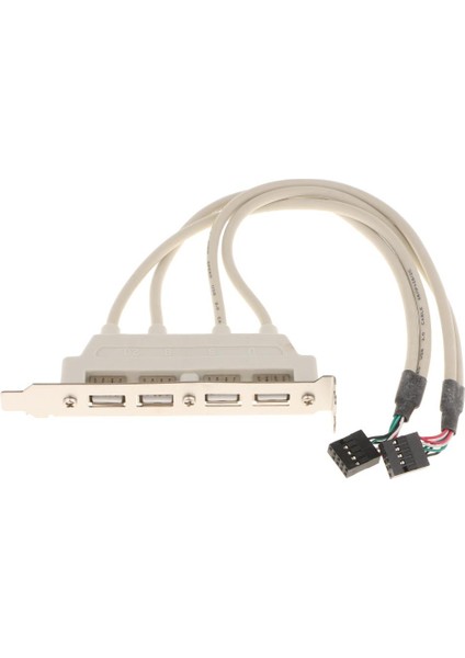 4port USB 2.0 Arka Panel Genişletme Braketi Anakart USB Başlığına (Yurt Dışından)