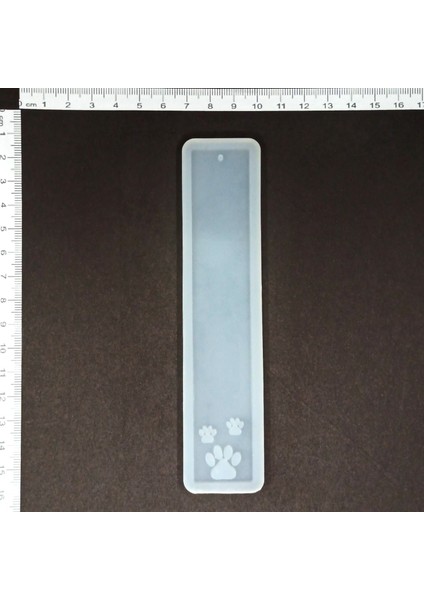 Epoksi Reçine Dik Köşeli Üç Patili Kitap Ayracı Silikon Kalıp 1. Kalite HB3012-0018