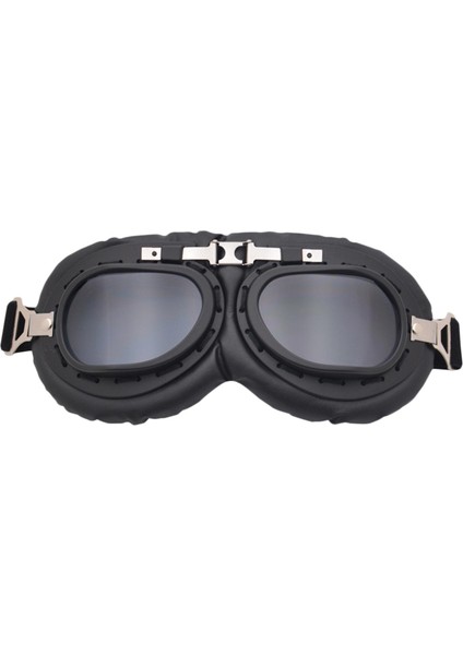 2x Motosiklet Gözlükleri Vintage Tarzı Açık Gözlük Scooter Atv Gri ve Sarı (Yurt Dışından) fiyatları