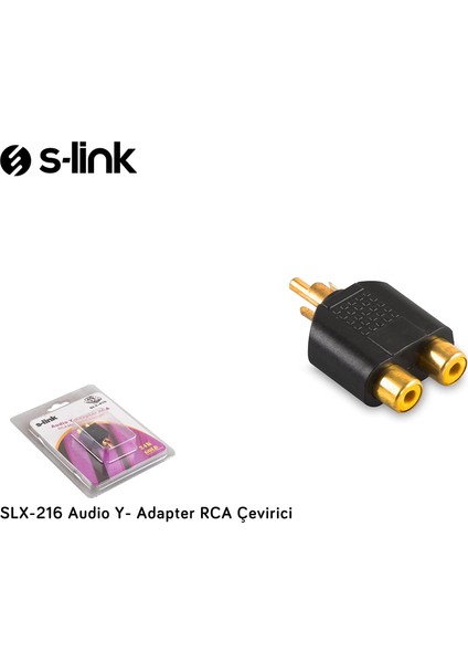 SLX-216 Audio Y- Adapter Rca Çevirici modelleri