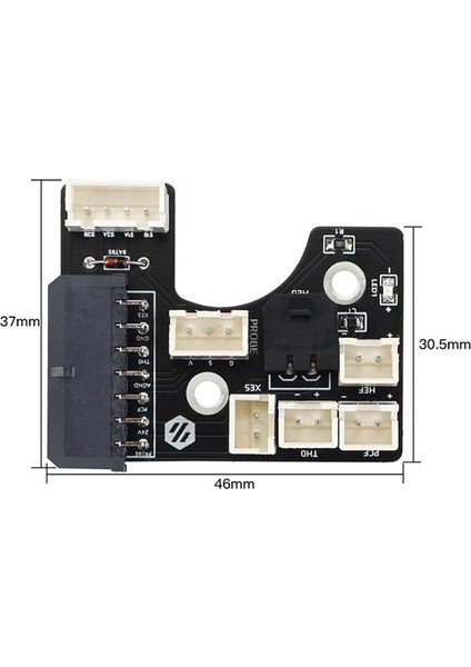 Afterburner Toolhead Pcb Kartı V0.1 Hartk Ab 3D Yazıcı Için Siyah (Yurt Dışından)