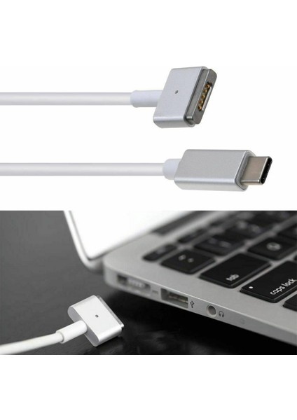 Macbook Magsafe 2 Type-C To Magsafe 2 Şarj Kablosu