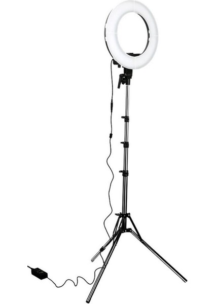 Youtube Videoları, Makyaj, Android Uyumlu Için 18 '' LED Tripod Için LED Telefon Sahibi