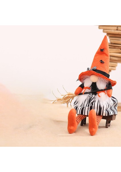 Cadılar Bayramı Gnome Dol Orange